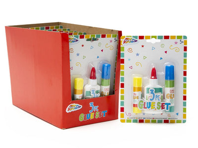 3 PACK ASST. GLUE SET