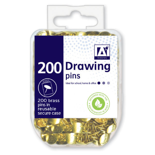 200 PACK DRAWING PINS - jfmdistributors