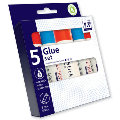 5 PACK ASST. GLUE STICKS