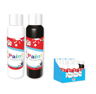 BLACK AND WHITE POSTER PAINT