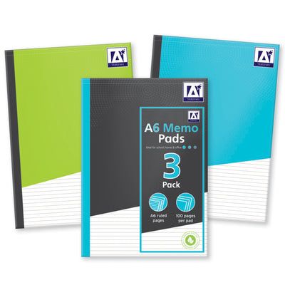 2 PACK MEDIUM MEMO PADS