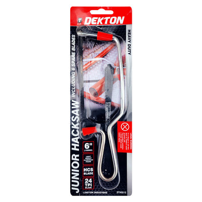 JUNIOR HACKSAW WITH 6 SPARE BLADES
