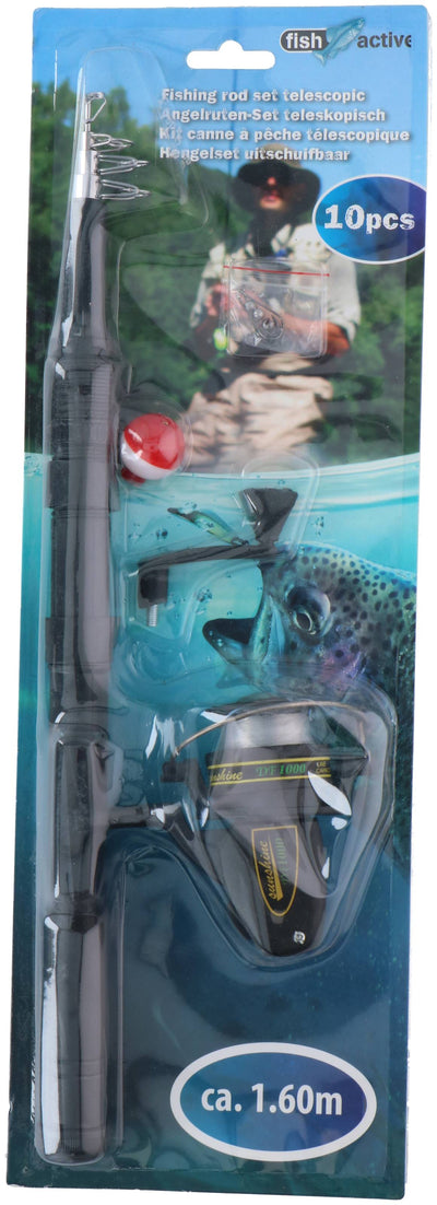 TELESCOPIC FISHING ROD SET
