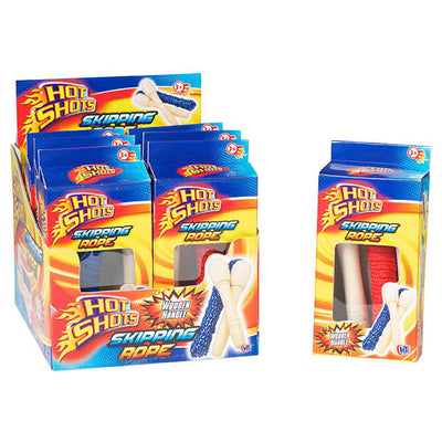 7FT WOOD HANDLE SKIPPING ROPE