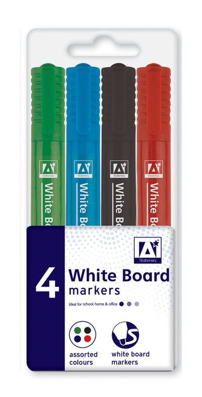4 PACK ASST. WHITE BOARD MARKERS