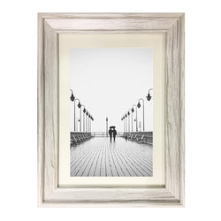 SOLITAIRE WHITE 5" X 7" FRAME