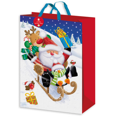 JUMBO SANTA WOVEN BAG