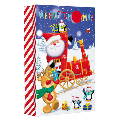JUMBO CUTE SANTA GIFT BAG