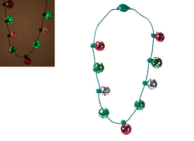 3 ASST. B/OP 9 BULB 3 FUNCTION XMASS NECKLACE