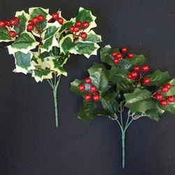 2 ASST. HOLLY AND BERRY BUSH