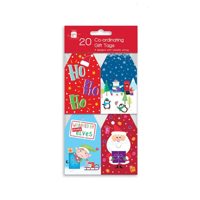 20 PACK NOVELTY XMAS GIFT TAGS