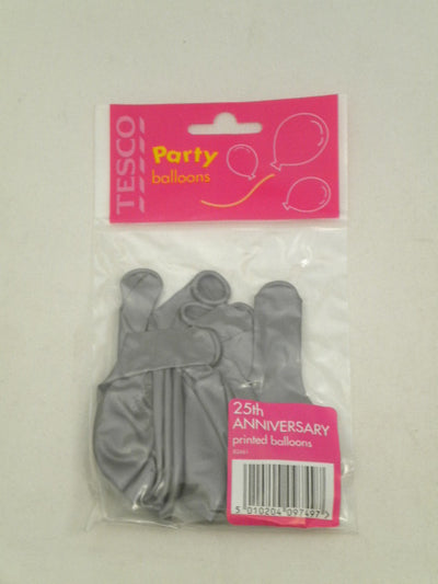 25TH ANNIVERSARY BALLOONS