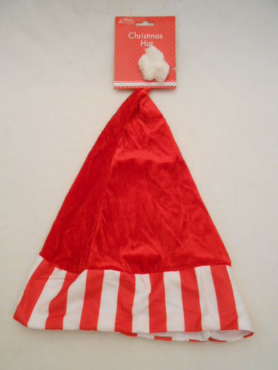 STRIPE TRIM XMAS HAT