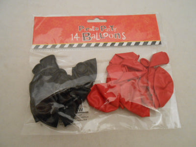 BOYS PIRATES 14 PACK PARTY BALLOONS