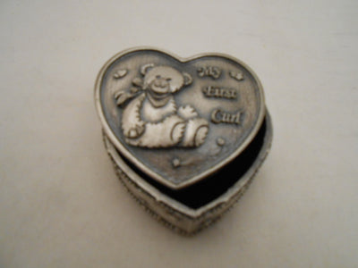 SMALL FIRST TOOTHMINI PEWTER BOX