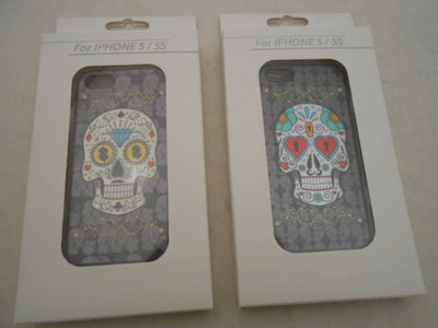 ASST.3D COLOUR SKULL IPHONE 5 AND 5S COVER