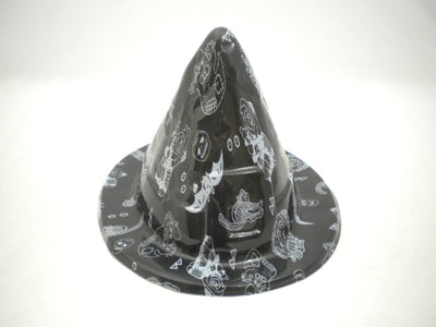 PRINTED PVC WITCH HAT