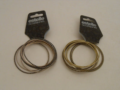 METAL TEXTURED BANGLES