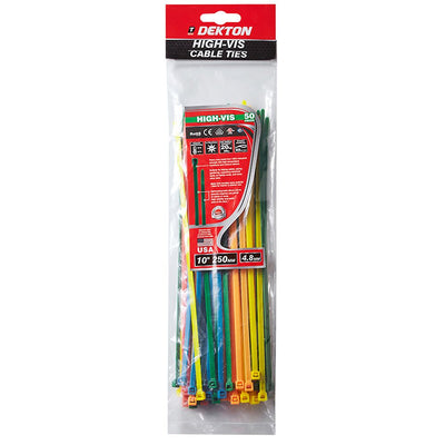 50 PACK HIGH VIS CABLE TIES