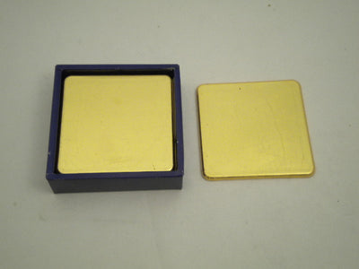 SET 6 SQ GOLD COASTERS