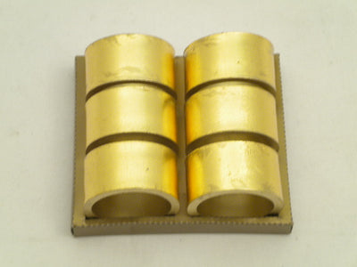 SET 6 GOLD NAPKIN RINGS