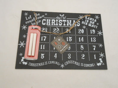 COUNTDOWN TO XMAS BLACKBOARD