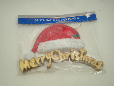 XMAS HAT WALL PLAQUE